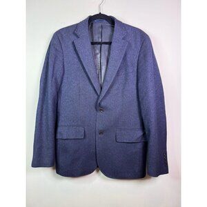 Charles Tyrwhitt Slim Navy Blazer Angelico Super 100 Woven In Italy Wool 38R
